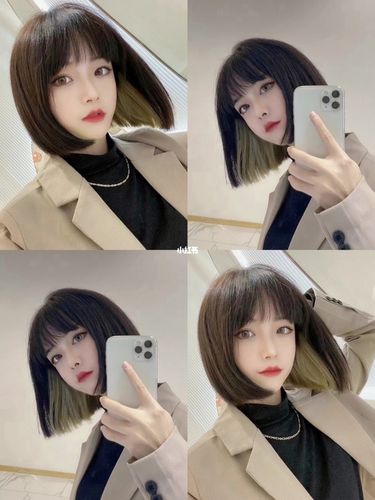 好看的没男朋友的减龄齐肩短发_发型_男朋友_减龄_圆脸_理发_气垫