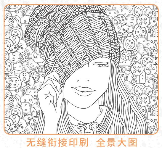 解压儿童版涂色书成人减压画册绘画减压画册本手绘涂色书套装儿童涂画