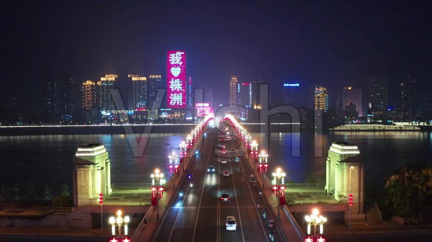株洲夜景航拍4k_3840x2160_高清视频素材下载(编号:6084900)_实拍视频