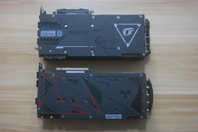 igame新logo加入了信仰灯,而1070ti的老logo没有,但是pcp上有信仰灯