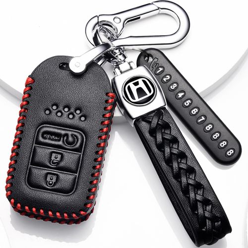 crv2021本田钥匙真皮21款东风2019钥匙包专用车扣壳车