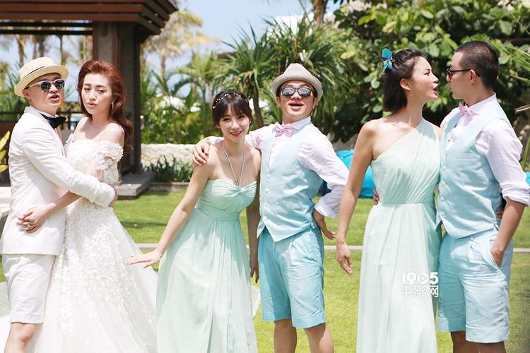 柳岩担任包贝尔婚礼伴娘 遭王祖蓝横抱险落水