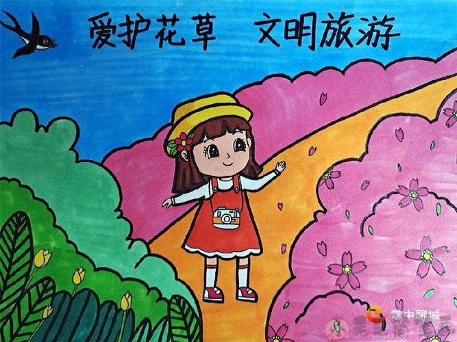 青少年文明好习惯绘画作品图片文明好习惯优秀绘画作品