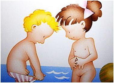 孩子小鸡水肿了图片