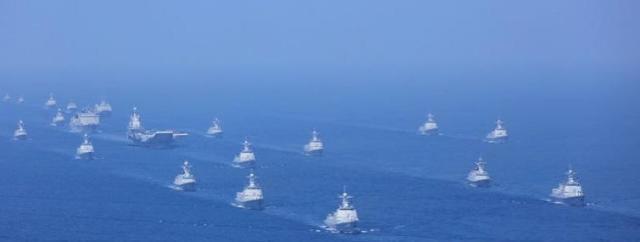 在改革开放之后,中国于1995年,2005年中俄联合军演之后进行了海上