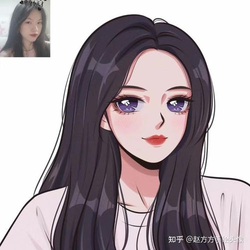有没有手绘的女生头像,比较宁静的那种?