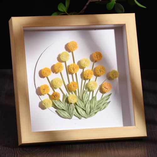 材料纸条diy学生衍纸画包线稿底稿雏菊折纸