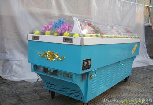 供应豪华不锈钢水晶棺冰棺冷藏棺