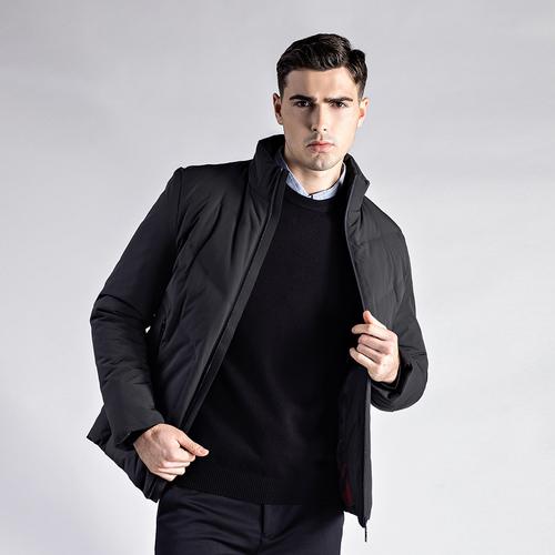 卡丹路男装特卖旗舰店 2018冬季新款男士男装棉服短款立领加厚外套