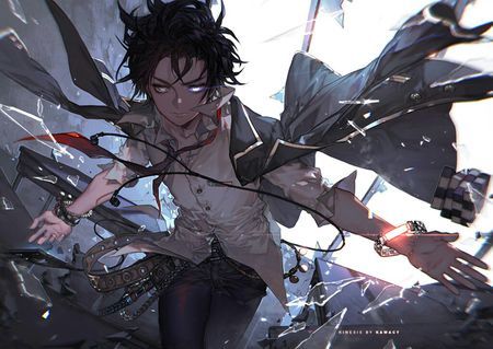 求类似这样的 霸气加帅气 二次元头像 拒绝游戏画风的