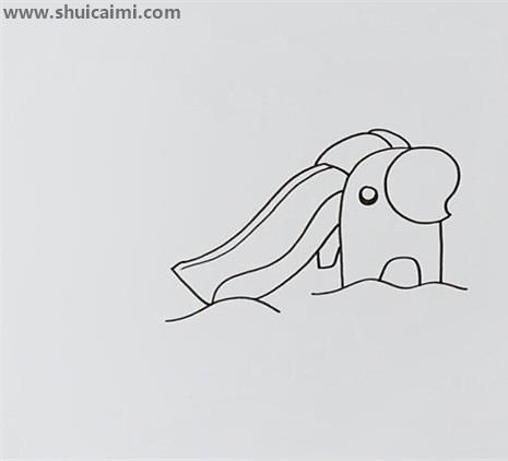 滑滑梯简笔画怎么画滑滑梯简笔画顺序