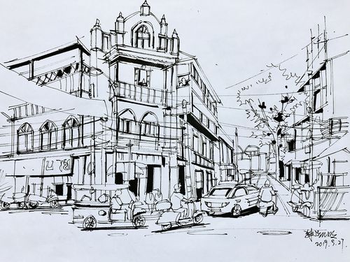 街景|纯艺术|速写|d笑长 - 原创作品 - 站酷 (zcool)