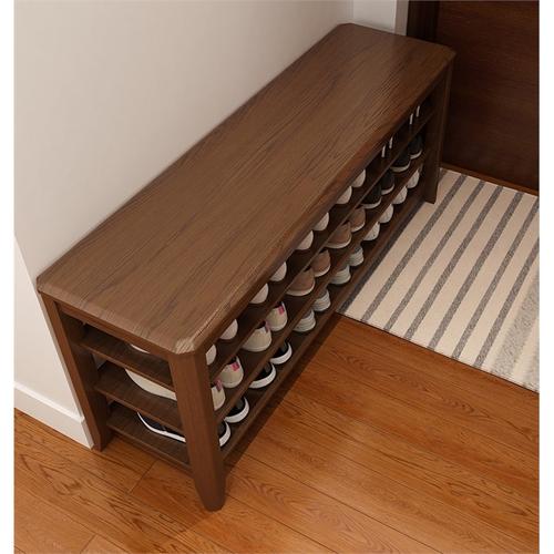 实木换鞋凳鞋柜家用门口全鞋凳鞋架进门可坐式穿鞋凳迪玛森入门北欧