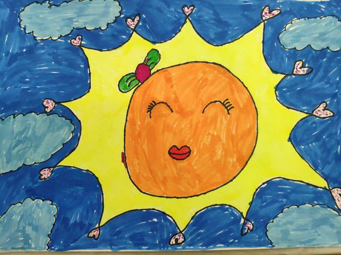 一(7)班《变脸的太阳》优秀作品