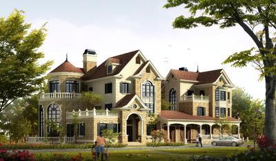 欧式花园洋房设计效果图