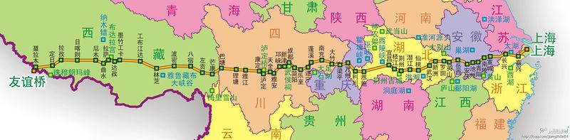是在中国华东,华中,西南地区的一条国道,起点为上海市黄浦区,终点为
