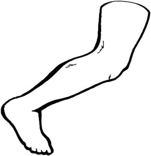 leg coloring sheet