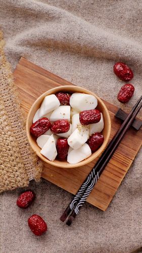 桂花红枣蒸山药