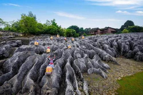 兴文石海世界地质公园,即兴文石海( 原名石海洞乡),位于