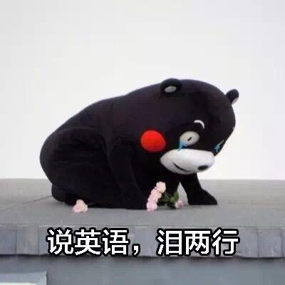 说英语,泪两行