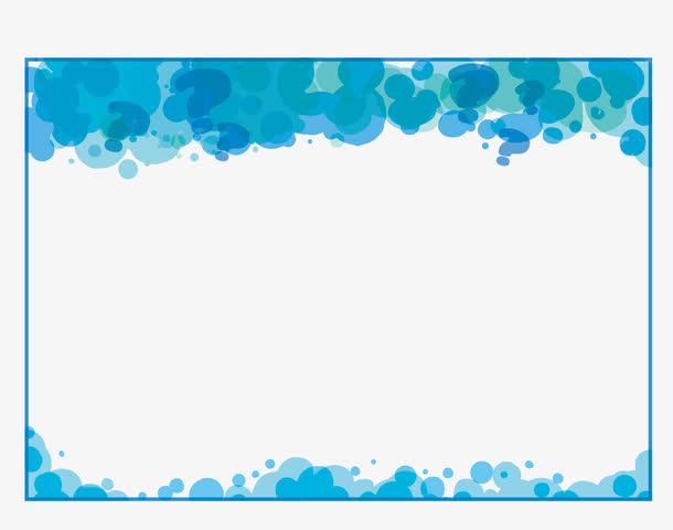 蓝色圆点背景装饰矢量图