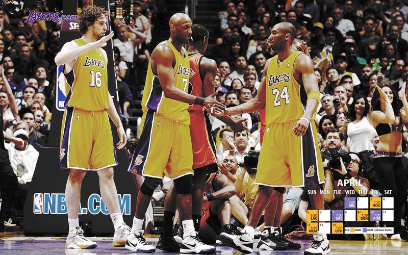 nba:洛杉矶湖人队2008-09赛季官方桌面壁纸1440x900第5张1440*900桌面