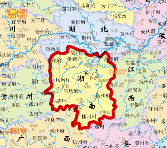 湖南得名是因为在洞庭湖以南吗,从什么时候开始的?