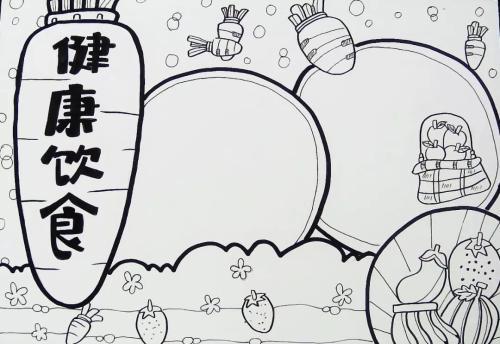 中外美食英文手抄报 美食英语手抄报