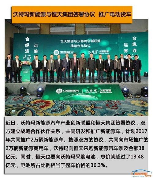 照片来源于汽车之家          近日,沃特玛新能源汽车产业创新联盟和