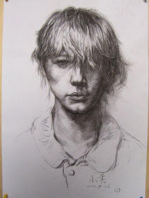 暑假第一周 一天一画 临摹刘晓东