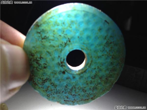 汉代谷纹琉璃璧m