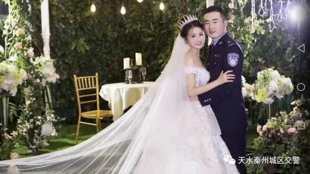「百对战疫新人"云婚礼"」天水民警张永刚和妻子颉小欢今天结婚了