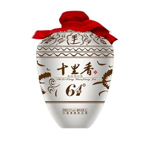 十里香酒生肖坛虎年款61度3l2坛整箱装