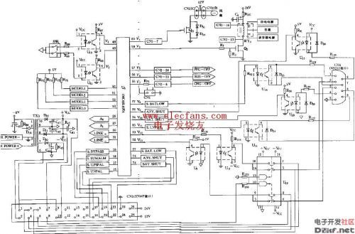各位,我找到大家苦苦寻找的山特城堡ups c1ks c2ks c3ks 的电路图了