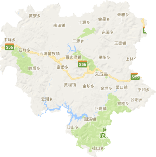 文成县电子地图