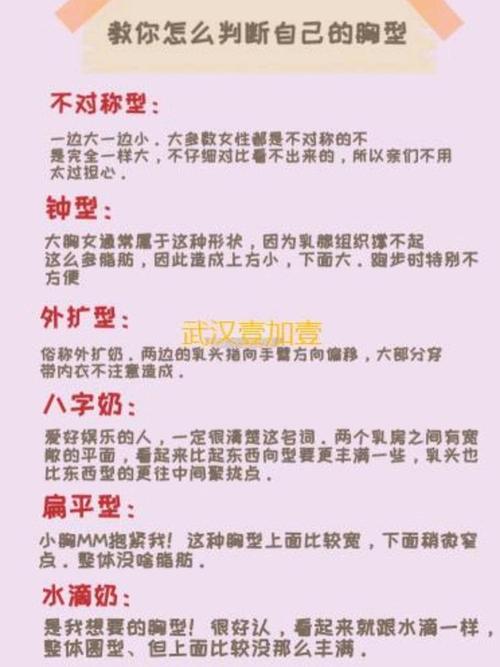 女生6种胸型,你是哪一种?