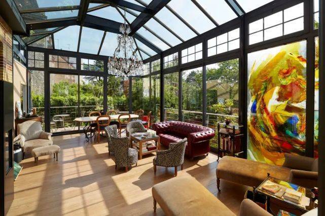 庭院多功能阳光房入户阳光房一楼休闲区娱乐休闲区露台阳光房休闲乔 