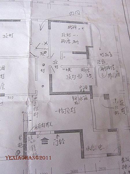 主要根据每个房间未来的使用情况和布局情况标好各类电位需求.