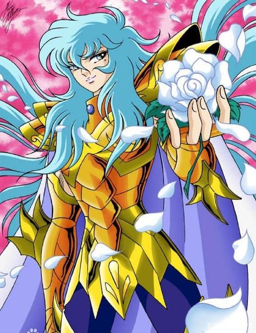 黄金圣斗士阿布罗狄,是守护圣域十二宫的最后一宫--双鱼宫.