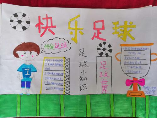 常山小学校园足球优秀手抄报作品展览