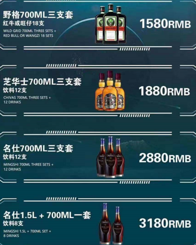 奥斯卡oscars酒水价格表