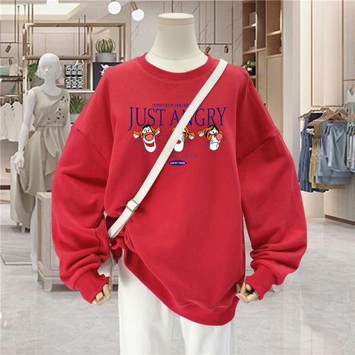 2022新款春装山东即墨卫衣女薄款纯棉洋气韩版宽松外穿无帽上衣潮