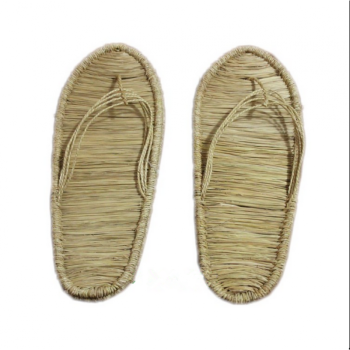 纯手工编制草鞋男女士草编拖鞋透气全稻草制作双层底自然环保品质定制