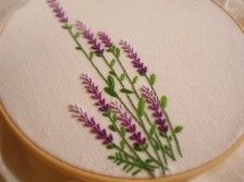 立体刺绣薰衣草