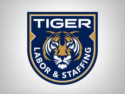 50个强大的老虎标志设计图片3