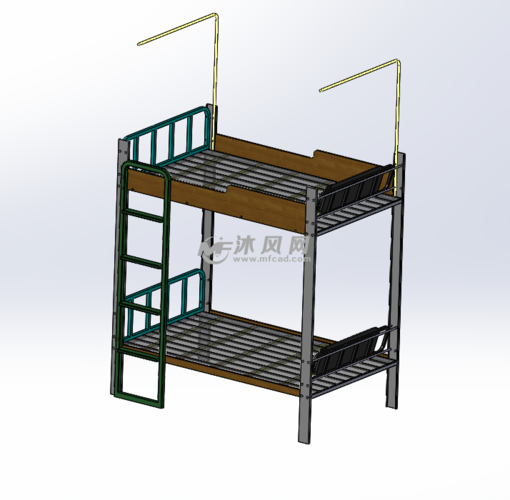 上下铺床测绘图纸