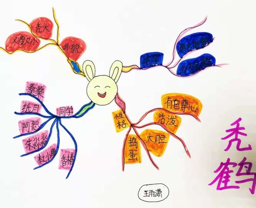 《草房子》秃鹤思维导图