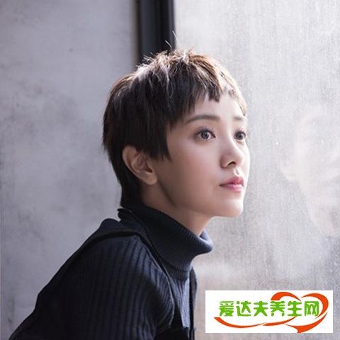 欧式复古超短发