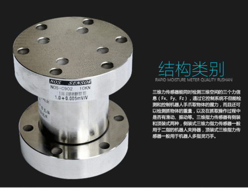 诺赛希斯nos-c902三维力传感器 三轴测力传感器