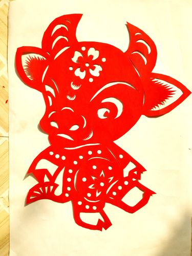 牛年剪纸